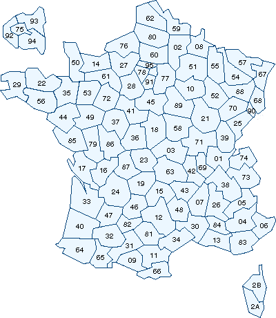 Carte de France, Immobilier
